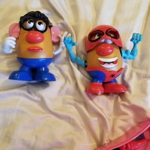 Mr. Potato Head Spiderman Edition plus an extra potato head! Bundle for less!
